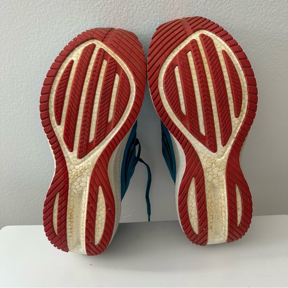 Saucony Triumph 20 Running Shoes Blue Red Men’s Size 8.5 PWRRUN+ - Picture 10 of 11